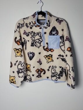 Winnie the Pooh fleece jacket Size Small